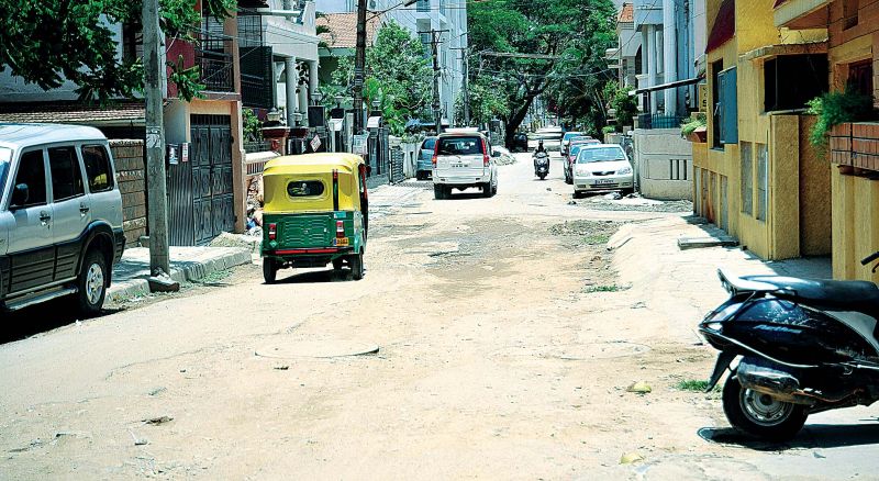 Shantinagar residents fear that if storm water drains are not cleared soon they may face flooding during this monsoon (Photo: Shashidhar B)