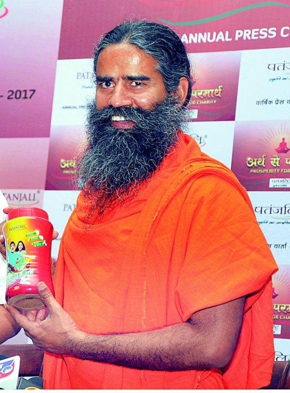 business  baba: Baba Ramdev  himself is seen  in most of  Patanjali Ayurved's advertisements