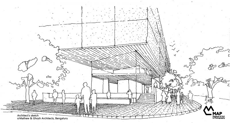 An artist's impression of the building.