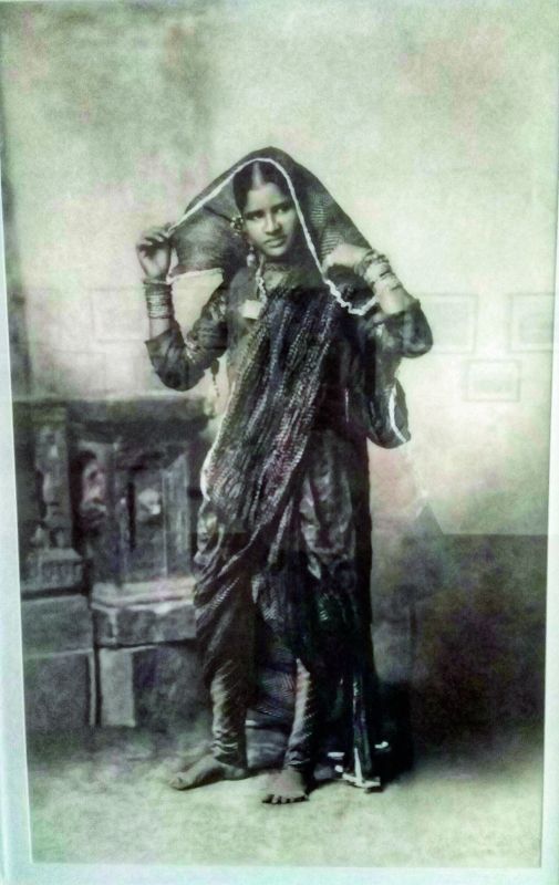 One of the portraits exhibited at the Guruswamy Centre