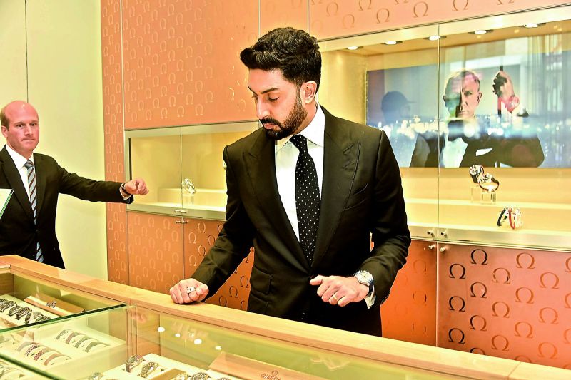 The suave and dapper Abhishek Bachchan recently launched the Seamaster Diver 300M, one of OMEGA's most iconic timepieces in Hyderabad, making it the first city in India to receive the collection.