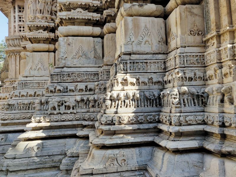 Carvings at Jagadish Temple