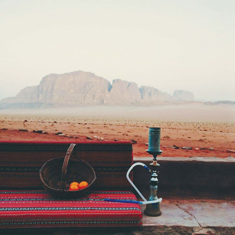 Morning desert at Wadi Rum