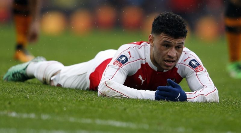 Alex Oxlade-Chamberlain is revelling in his new position as a wing-back. (Photo: AP)