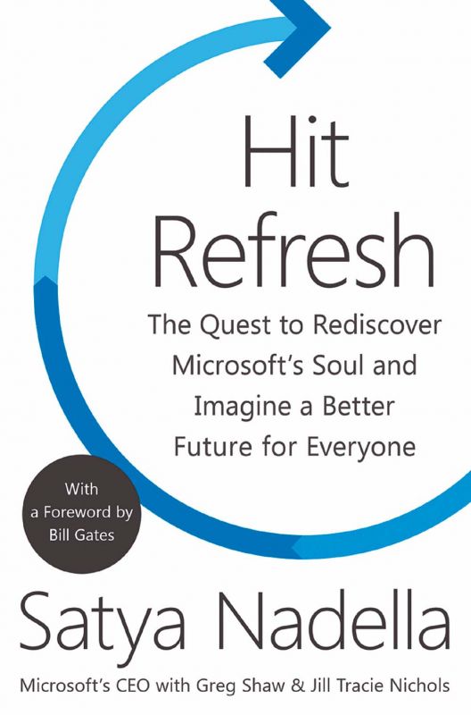 The book is about Satya Nadella's individual  and Microsoft's transformation.