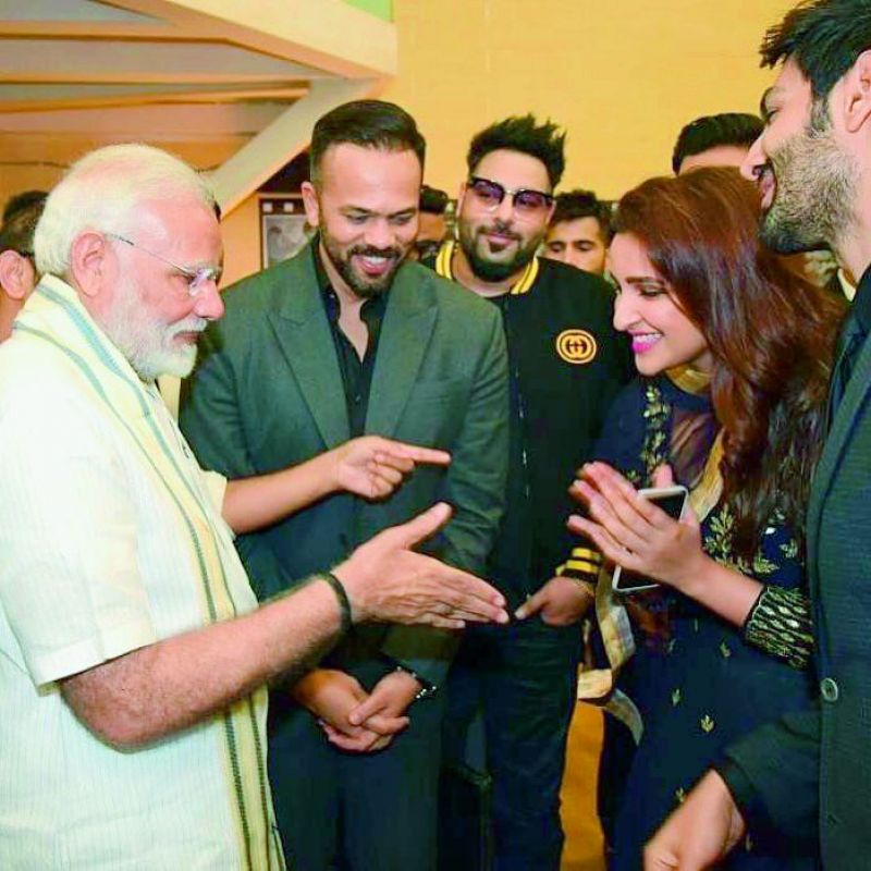 Parineeti Chopra's awkward hand shake-or-namaste meet with the PM.