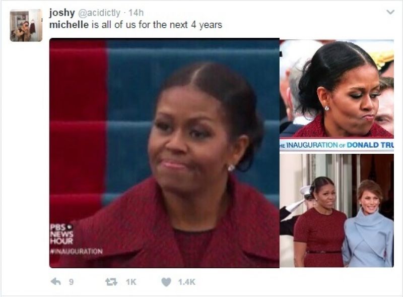 Michelle Obama inaugration