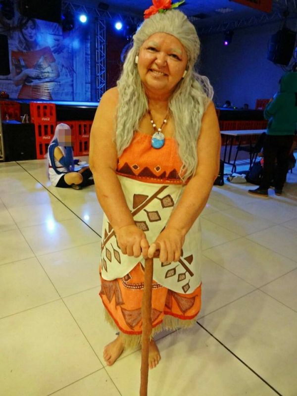 Solange Nascimento Amorim as Gramma Tala from Moana (Photo: Facebook)