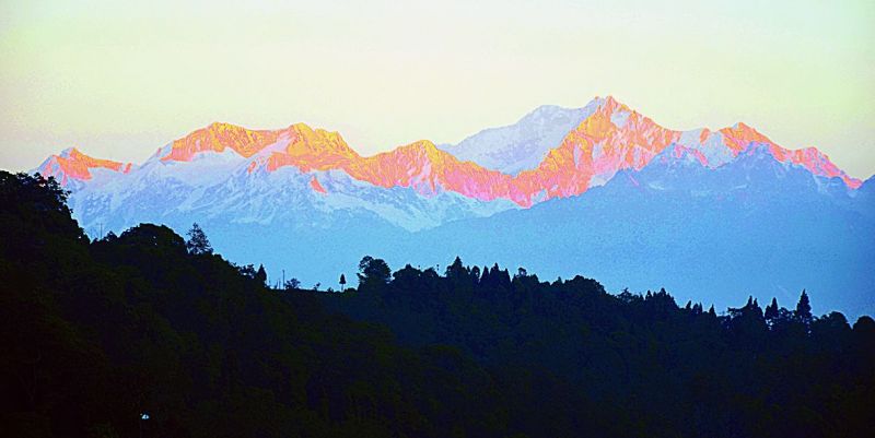 Kanchenjunga at sunrise