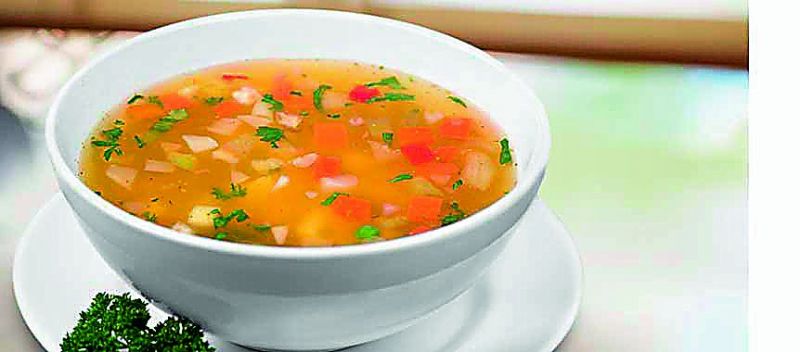 Coriander oats soup