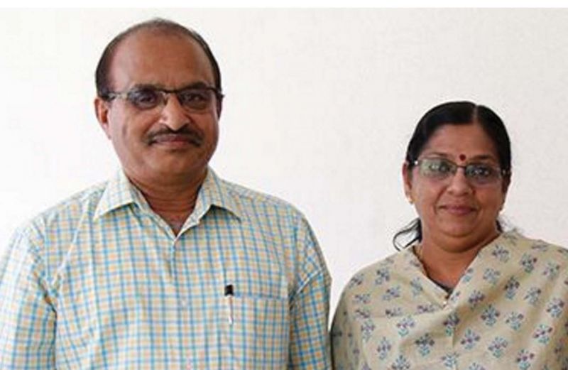 Kaladharan Nair and Prema Kaladharan- Karun's parents