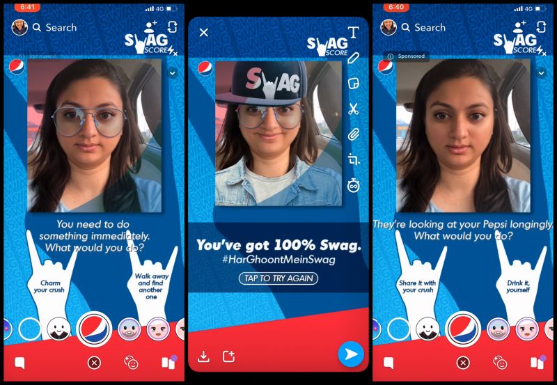 Snapchat Pepsi