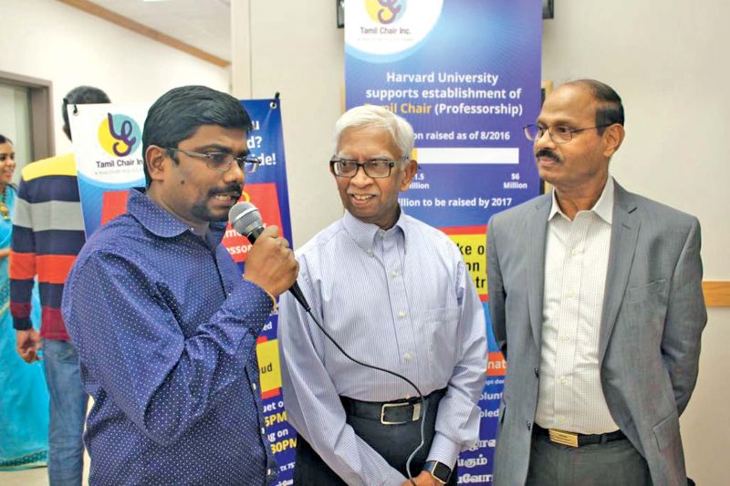 Vetri with co-founder  Dr Thirugnanasambandam and Founder Dr. K.V. Janakiraman.