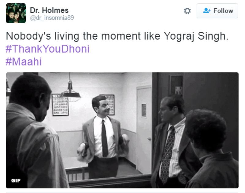 Yograj Singh, MS Dhoni