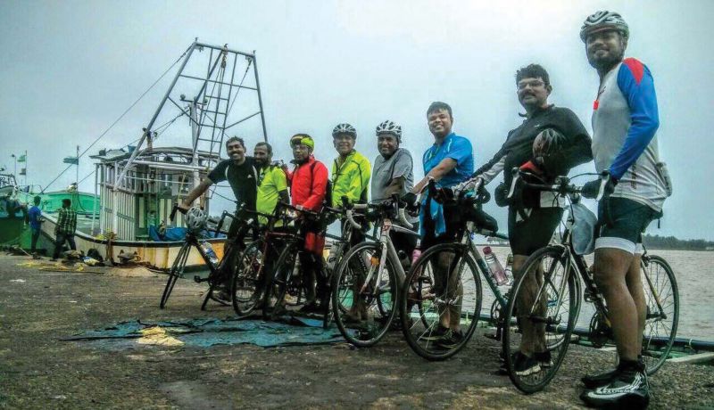 Cochin Bikers Club members get ready for a ride