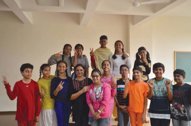 The team of students from Deccan International School