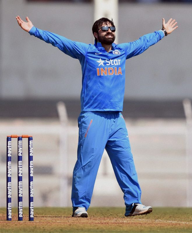 Parvez Rasool will beplaying his first T20I for India, at the Green Park Oval in Kanpur. (Photo: PTI)