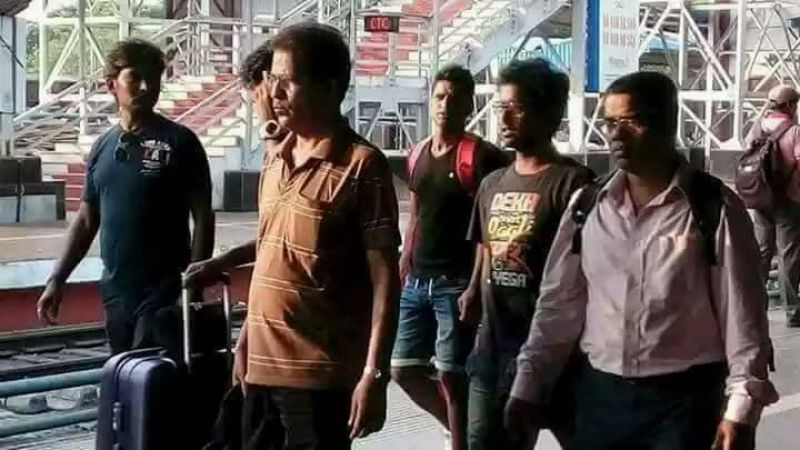 Mehtab Hossain seen at a railway station after East Bengal's 2-0 loss to Mohun Bagan. (Photo: Facebook)