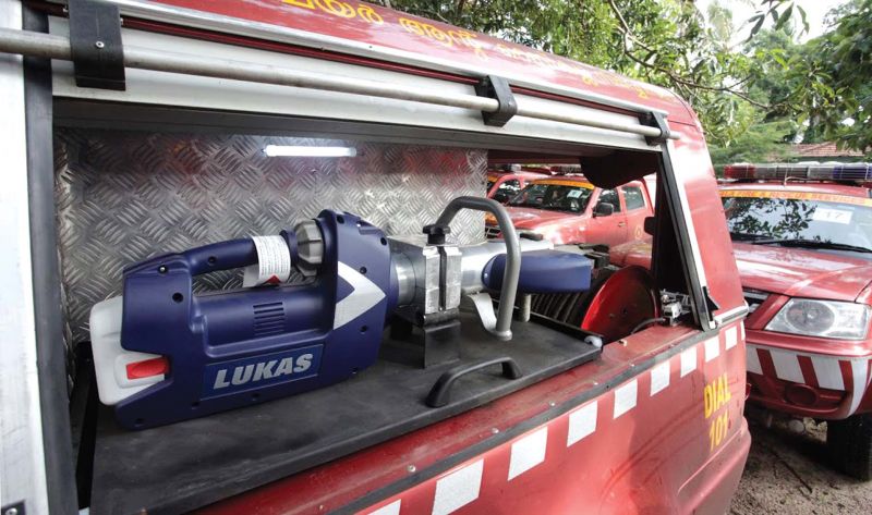 Pick-up mounted mist fire fighting system. (Photo: DC)
