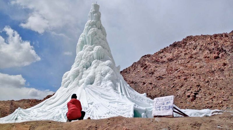 Ice stupa