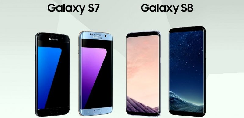 Samsung Galaxy S7 vs S8