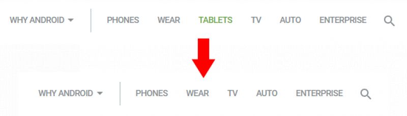 Tablet section removed