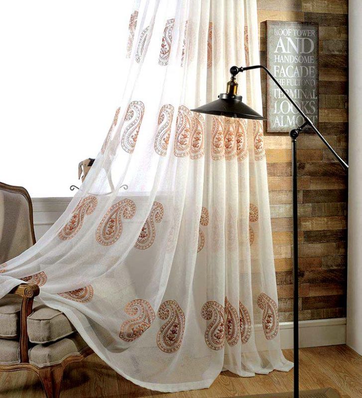 Curtains can add a delicate hue to your space