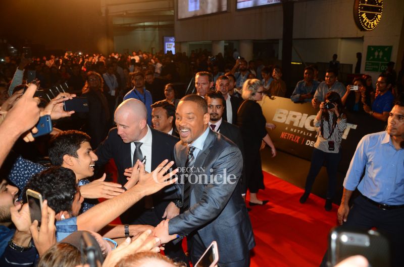 Will Smith arrives in India for film premiere, Rakul, Iulia, others attend event