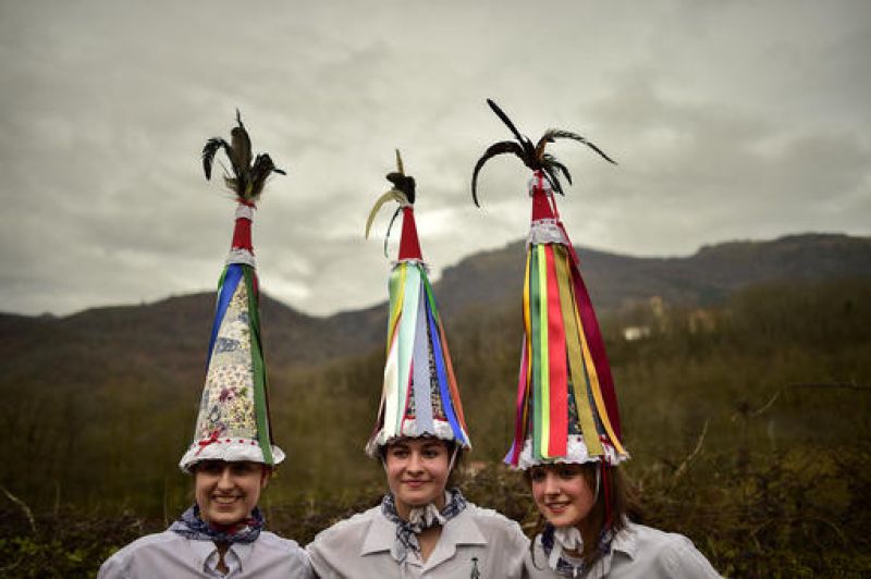 Colourful images from one of Europes most ancient carnivals in Spain
