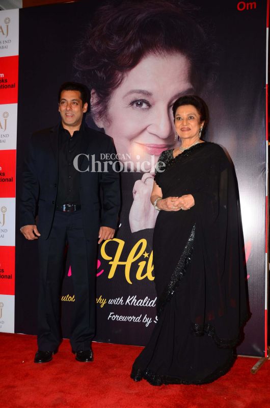 Salman Khan, other stars launch Asha Parekhs autobiography Salman Khan, other stars launch Asha Parekhs autobiography