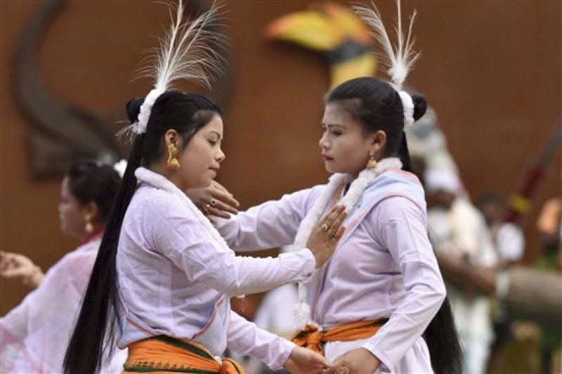 Robust display of culture at Nagalands Hornbill Festival