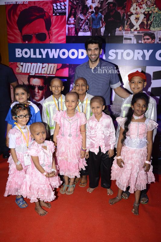 Aditya spends time with kids at cancer hospital