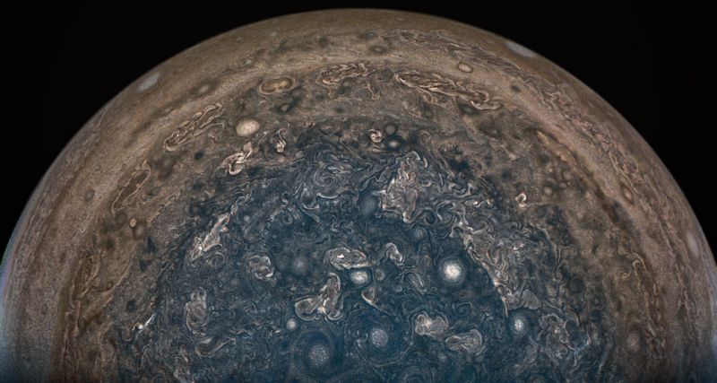 Jupiter from the eye of Juno