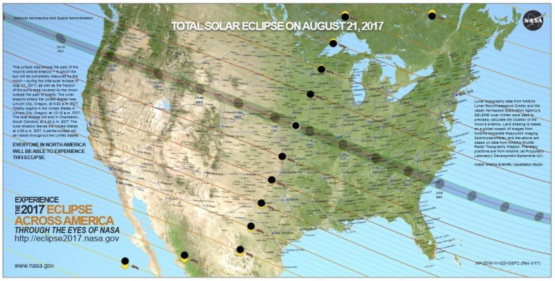 Total Solar Eclipse 2017: You should get in the way!