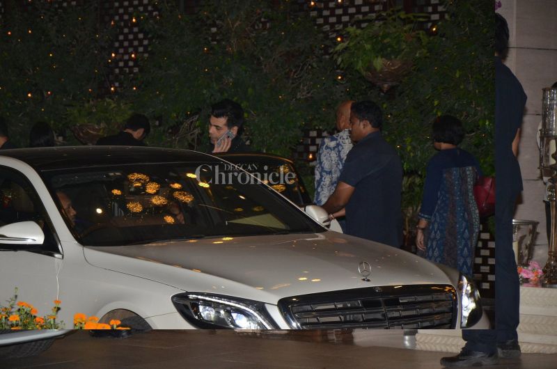 Bollywood stars come down to attend Mukesh Ambanis lavish party