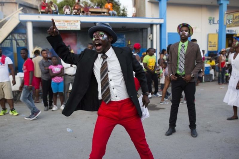 Haitians celebrate the last day of Carnival with colour and dance