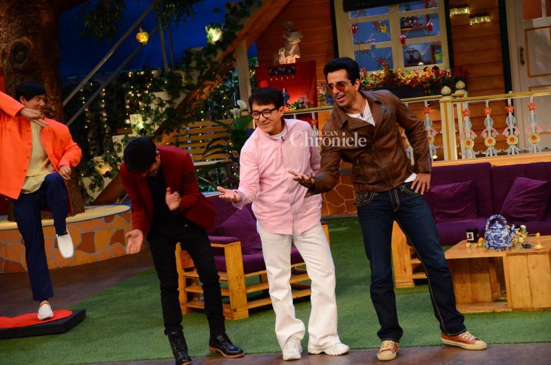 Jackie Chan has a gala time promoting Kung Fu Yoga in India Jackie Chan has a gala time promoting Kung Fu Yoga in India