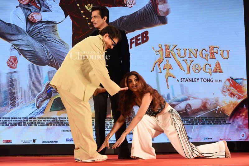Jackie Chan has a gala time promoting Kung Fu Yoga in India Jackie Chan has a gala time promoting Kung Fu Yoga in India