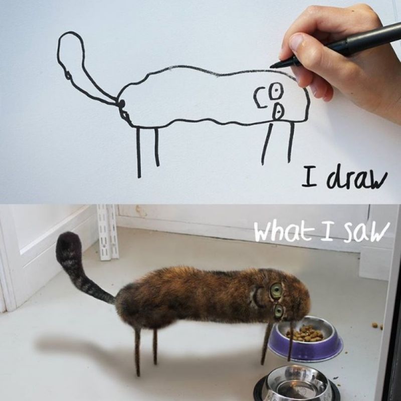 Dad turns six-year-old sons drawings into reality