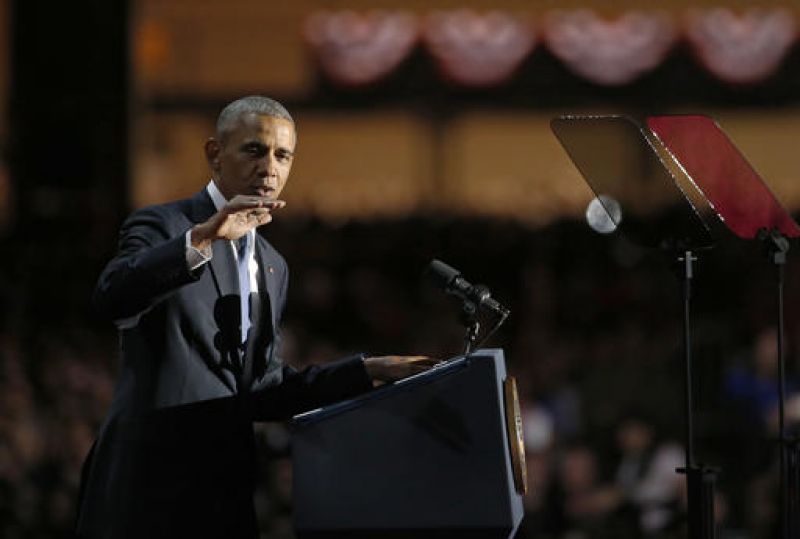 Nostalgia, tears, smiles: Barack Obamas farewell speech had it all