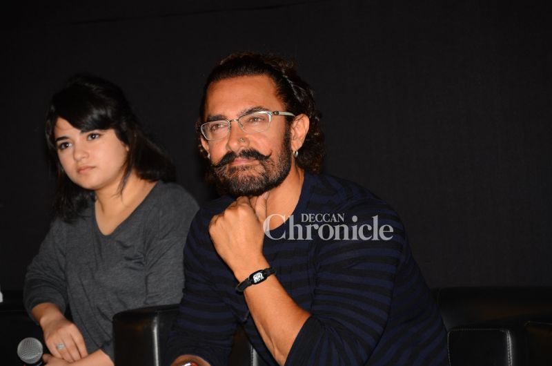 Aamir Khan unveils his Secret Superstar Zaira Wasim as he launches trailer