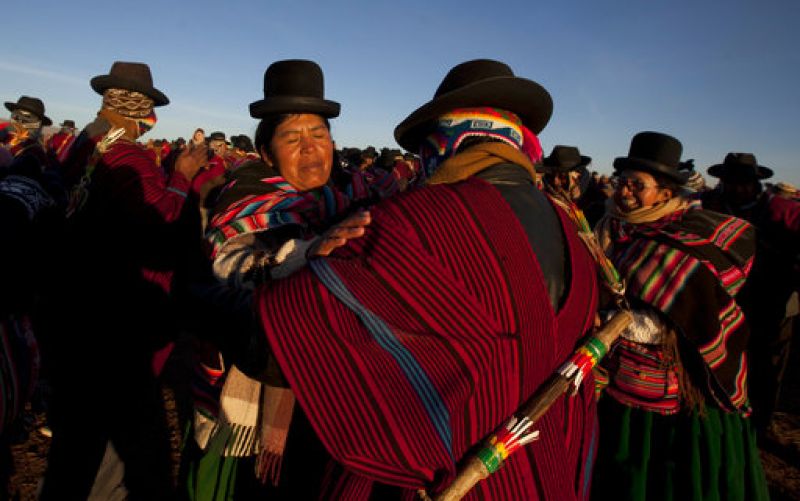 Bolivias Aymara Indians celebrate ancient ritual to mark new agricultural cycle