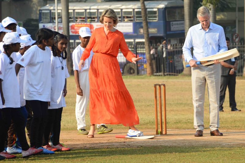 Belgian Royalty and Cricketer Virender Sehwag team up for Child Rights