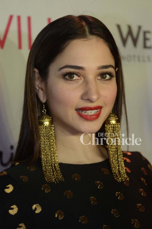 Tamannaah dazzles on the ramp for Baahubali-inspired fashion show Tamannaah dazzles on the ramp for Baahubali-inspired fashion show