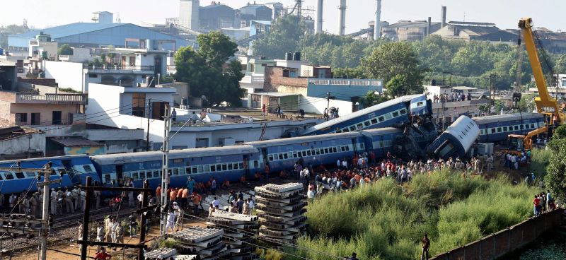 Utkal Express derails near UPs Muzaffarnagar: 23 dead, 156 injured