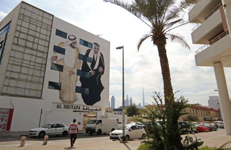 Street art adds life and colour to walls in Dubai