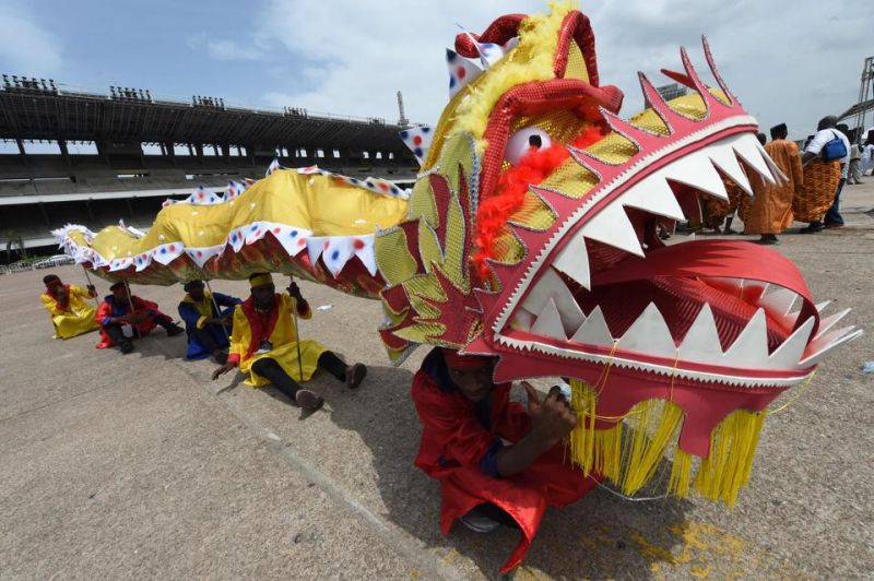Locals celebrate rich Nigerian culture in Lagos carnival