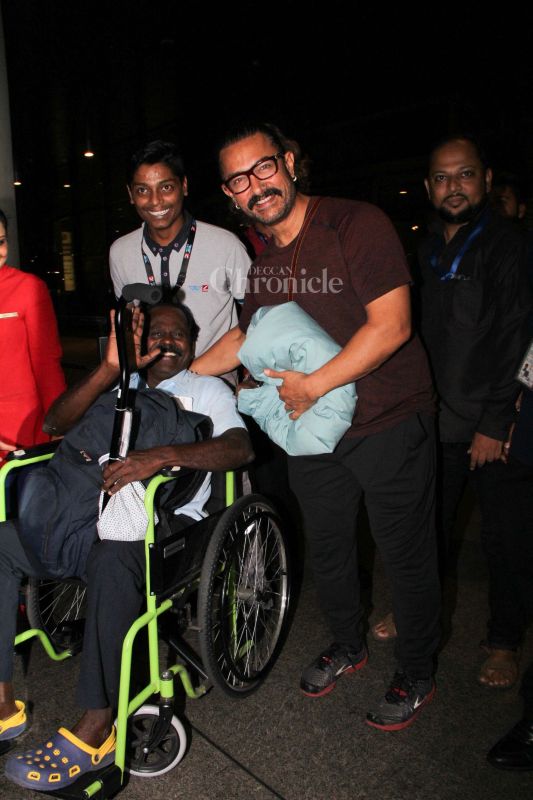IIFA 2018: Aamir Khan, Sonakshi, Varun Dhawan snapped at airport