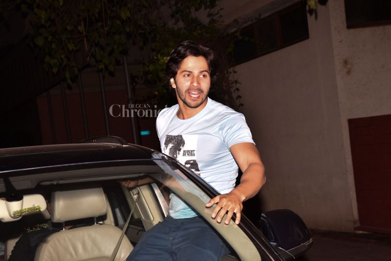 October screening: Varun and Shoojit watch their film with B-town celebs