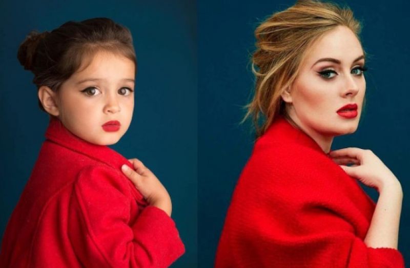 Three-year-old dresses up as pop culture icons to help grandma fight cancer